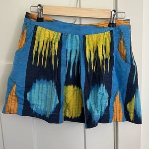 Madewell Eliot Ikat Silk Skirt
